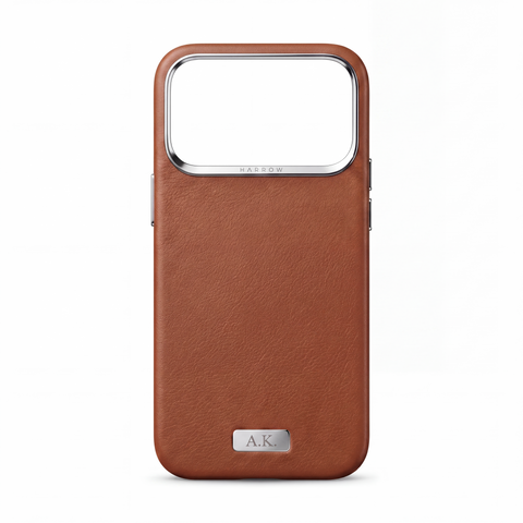 Italian Nappa Leather Case for iPhone 18 Pro Max — Terracotta