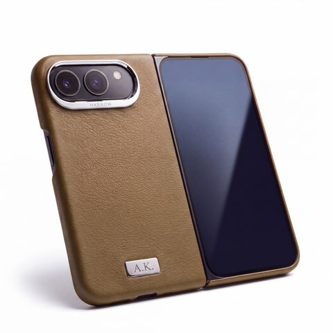 Italian Nappa Leather Case for iPhone Duo — Olive