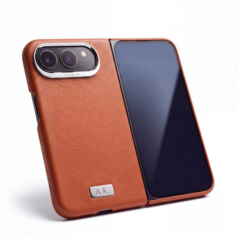 Italian Nappa Leather Case for iPhone Duo — Terracotta