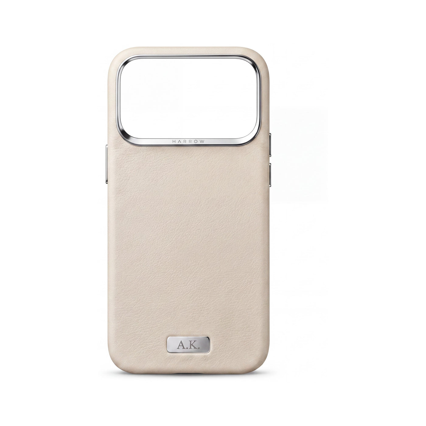 Ivory — Harrow iPhone 18 Pro Max leather case back