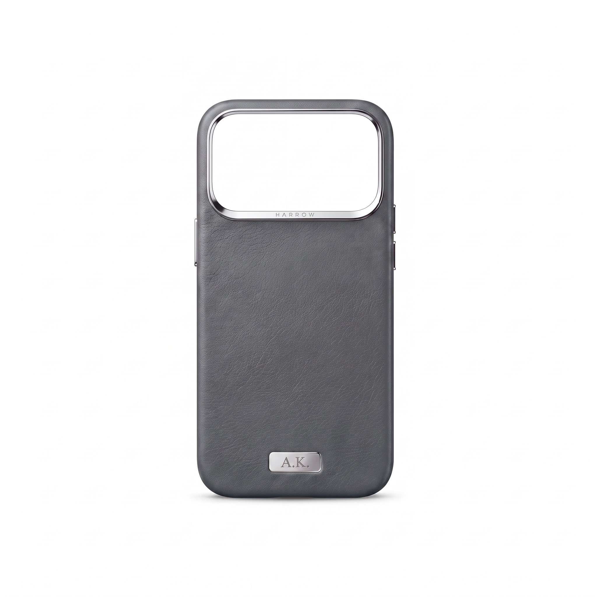 Slate — Harrow iPhone 18 Pro leather case back