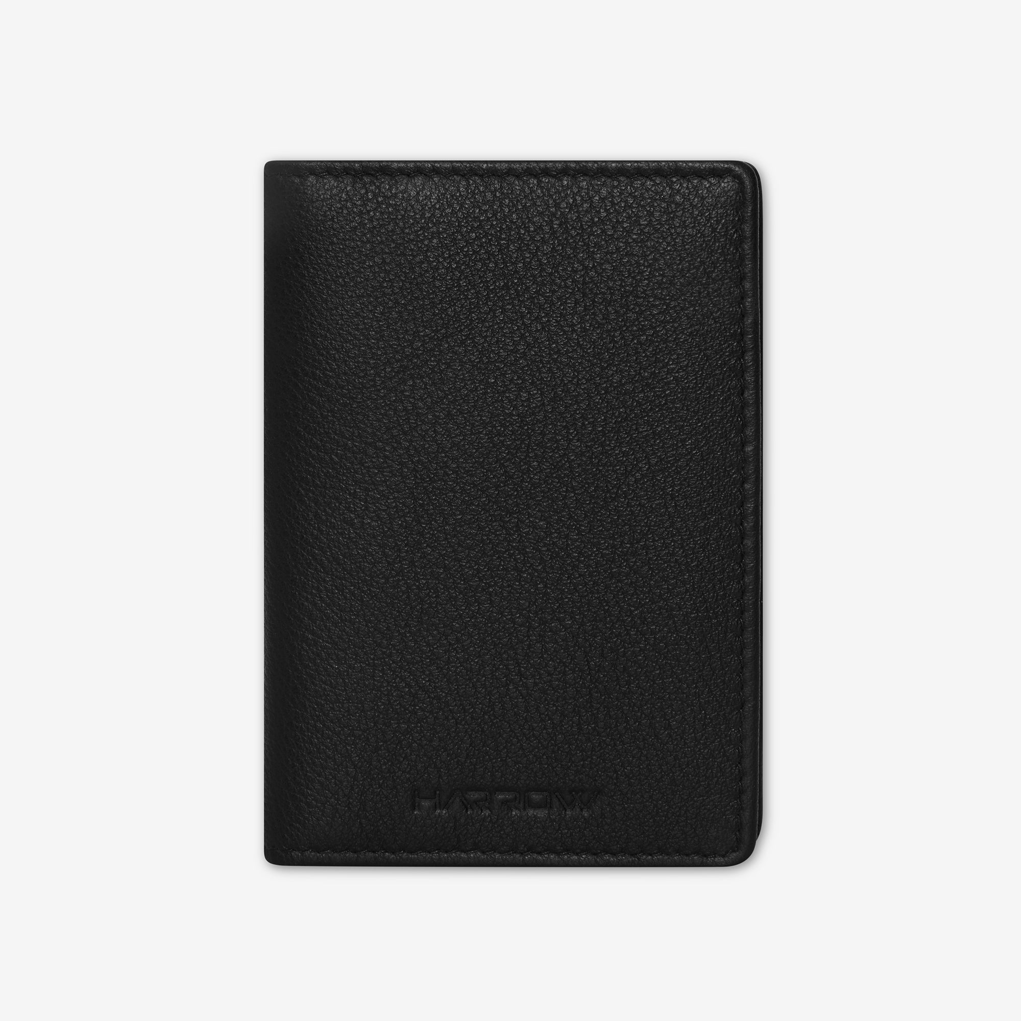 Harrow Italian leather card wallet with flap