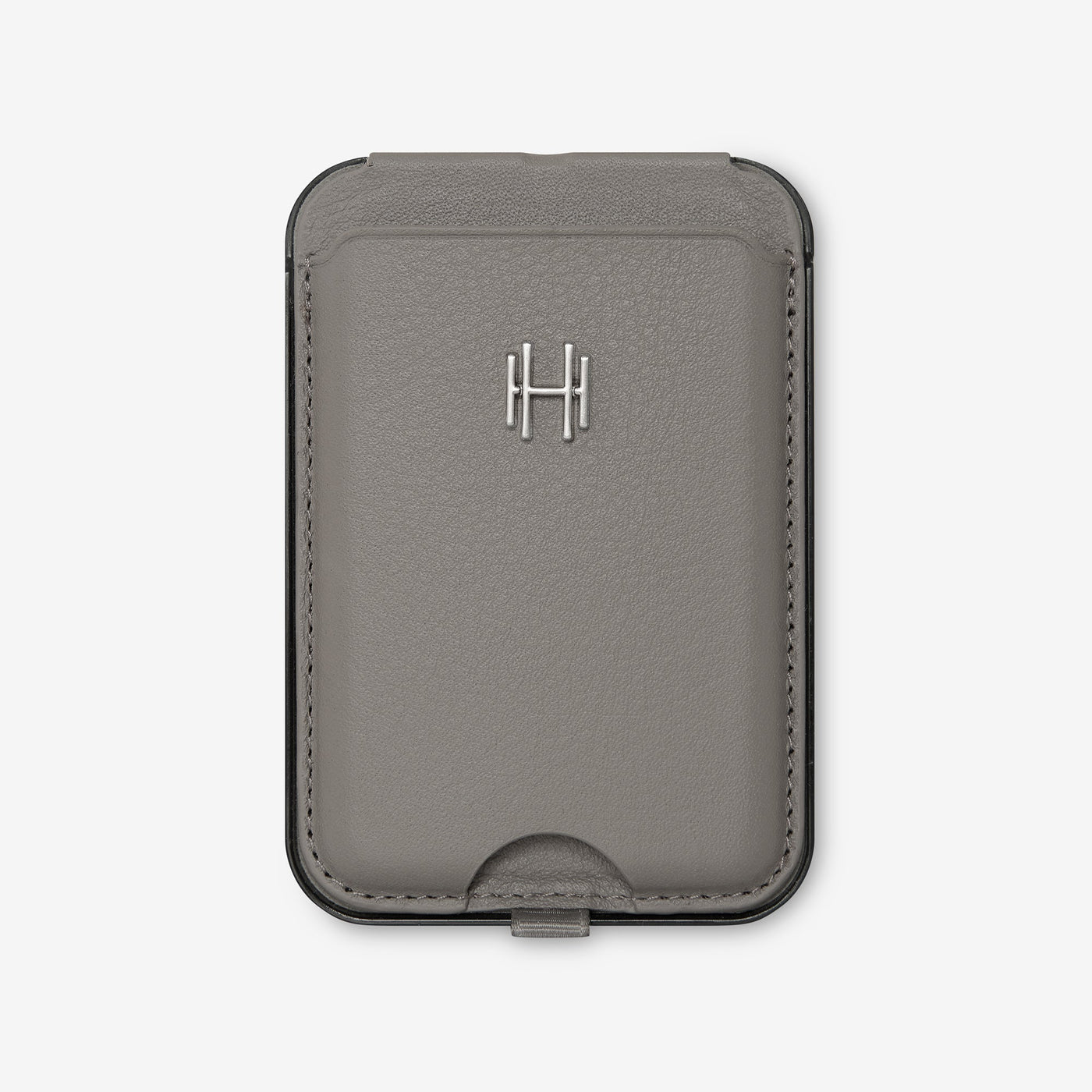 Harrow Italian leather card holder with stand